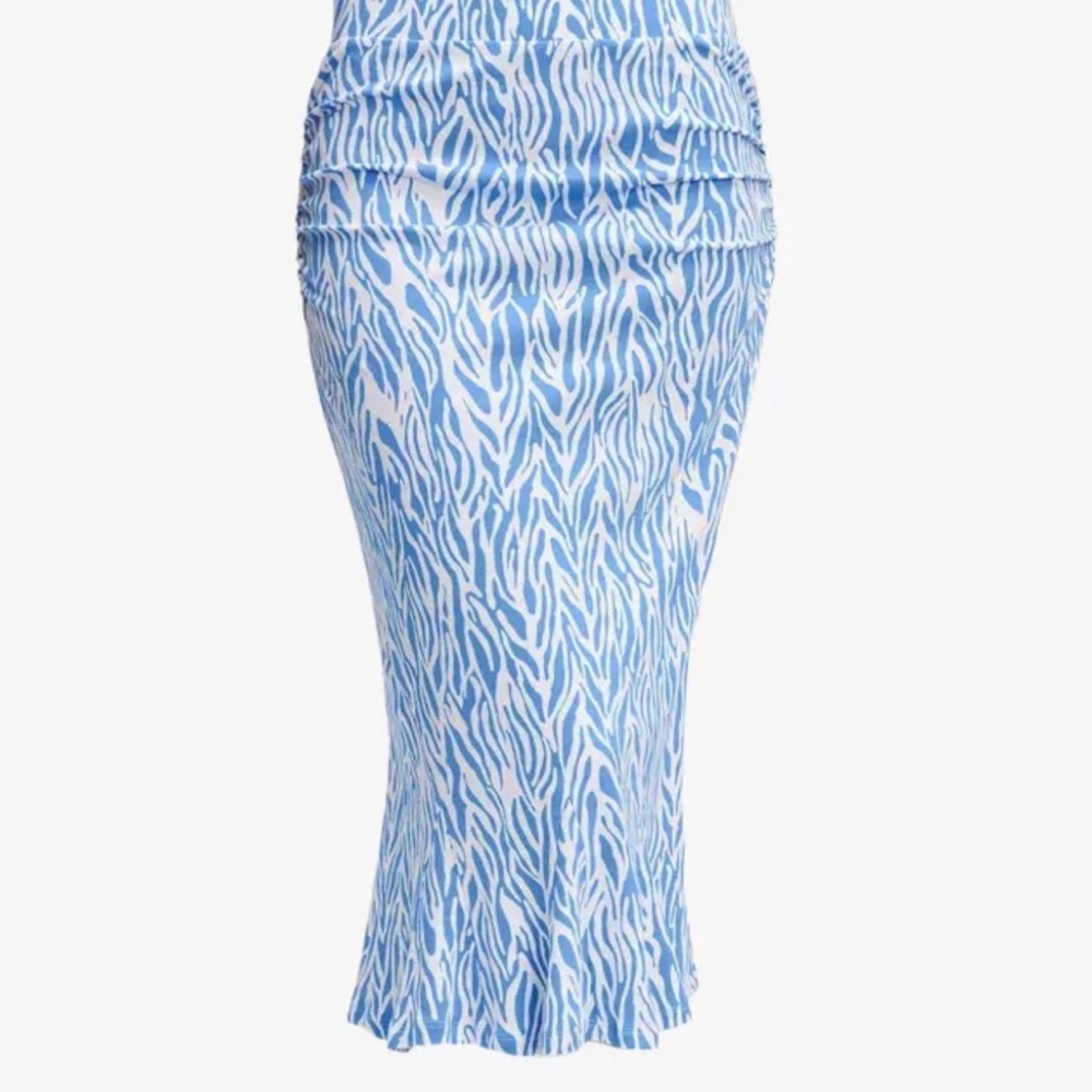 TARGET X DVF DIANE VON FURSTENBERG SEA TWIG A LINE PLUS SIZE MIDI SKIRT **NWT** - Picture 3 of 10